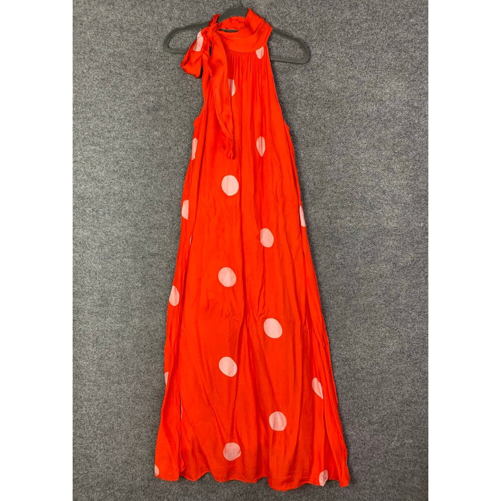 Anthropologie‎ By Samant Chauhan Minnie Polka Dot Maxi Tent Dress Size XS